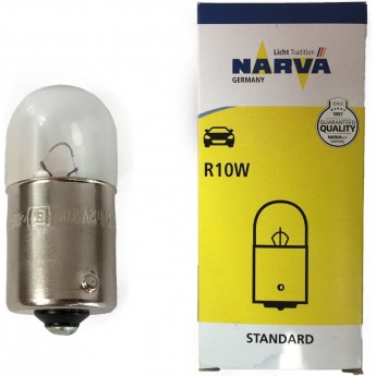 Лампа NARVA R10W 24V 10W BA15s 10 шт. Лампа NARVA R10W 24V 10W BA15s 10 шт.