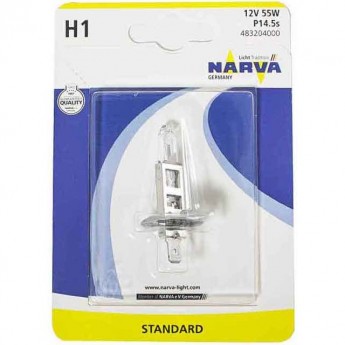 Лампа NARVA STANDARD 12V H1 55W Лампа NARVA STANDARD 12V H1 55W