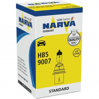 Лампа NARVA STANDARD HB5 9007 12V 65/55W ближний/дальний Лампа NARVA STANDARD HB5 9007 12V 65/55W ближний/дальний